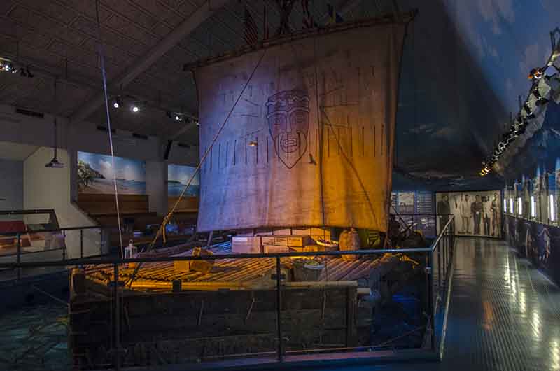 95 - Noruega - Oslo - museo Kon-Tiki - balsa Kon-Tiki